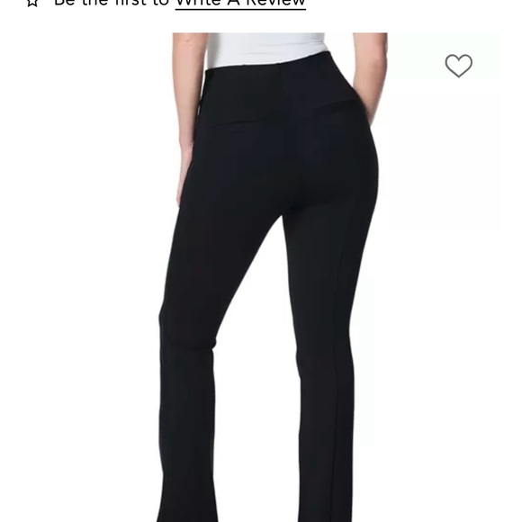 SPANX Black Ponte Micro Flare Women's Pants - Picture 2 of 9